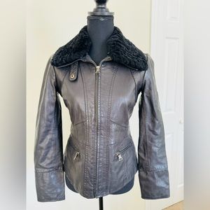 Banana Republic women’s leather jacket XS